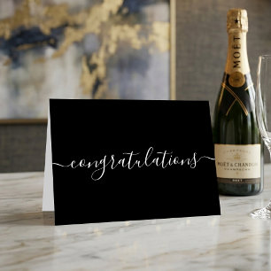 Simple Elegant Script Congratulations Card