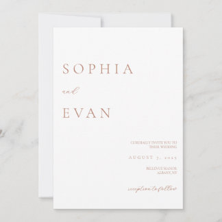 Simple Elegant Script Invitation