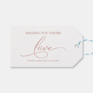 Simple Elegant Script S'more Love Favor Tags