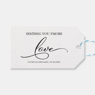 Simple Elegant Script S'more Love Favor Tags