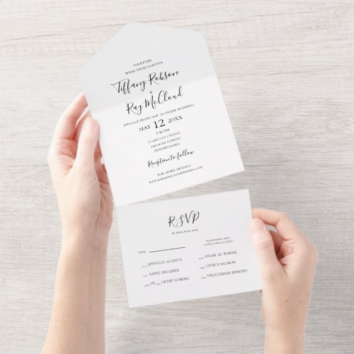 Simple Elegant Seal And Send All In One Invitation