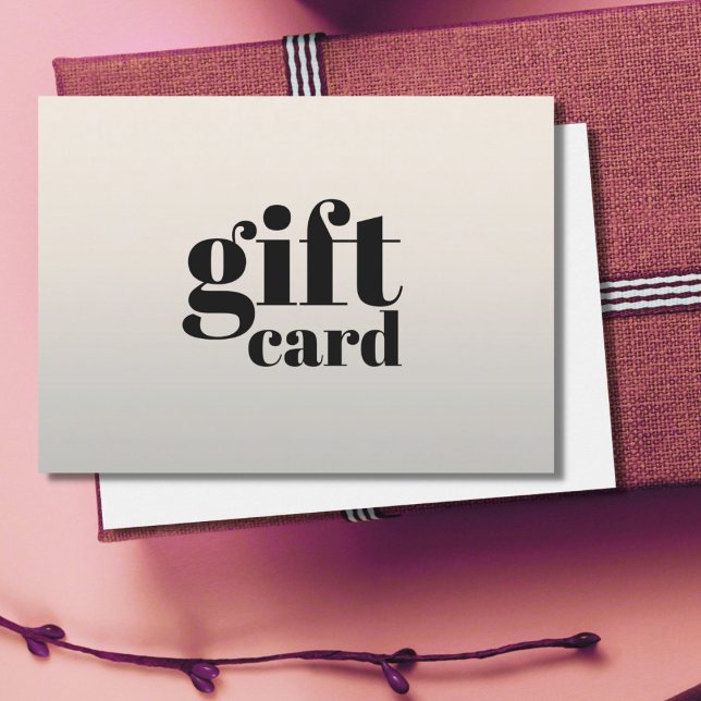 Simple Elegant Stylish Beauty Gift Certificate (Creator Uploaded)