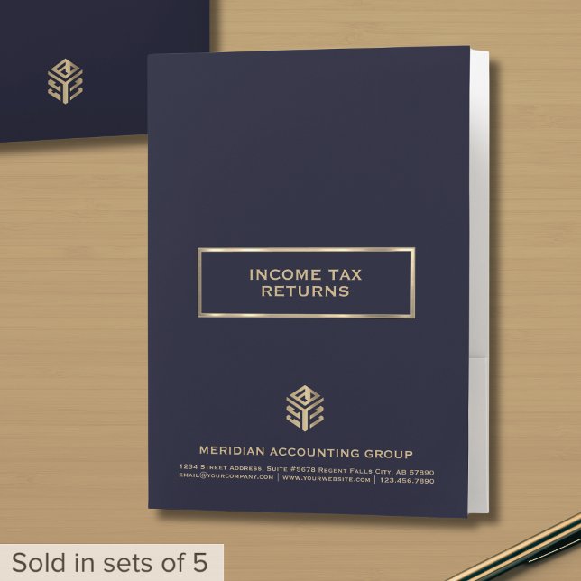 Simple Elegant Tax Return Folders for Clients (Creator Uploaded)