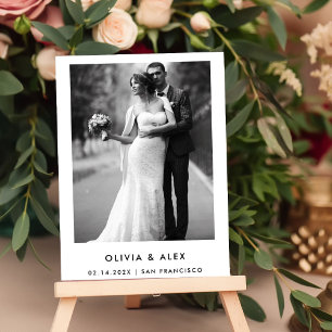 Simple Elegant Text and Photo   Save The Date  Magnetic Invitation