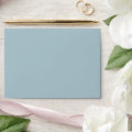 Simple Elegant Text | Powder Blue Envelope | Zazzle