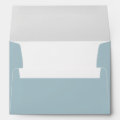 Simple Elegant Text | Powder Blue Envelope | Zazzle