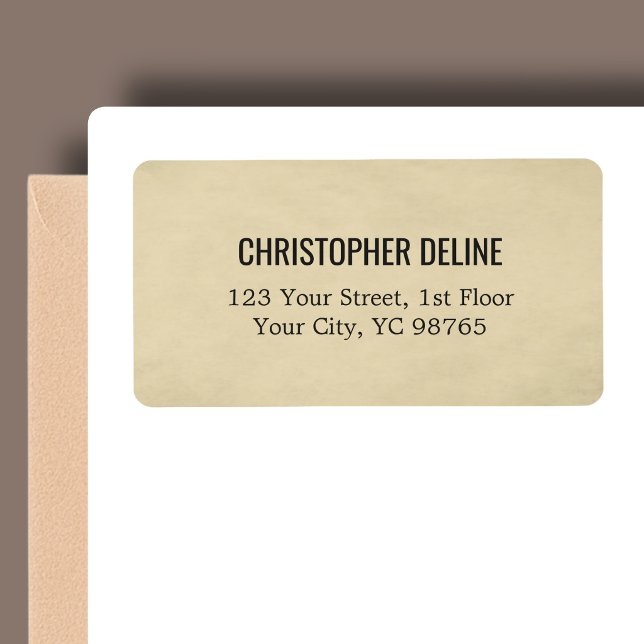 Simple Elegant TExture Beige Label (Creator Uploaded)
