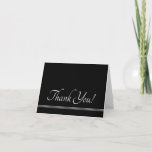 [ Thumbnail: Simple, Elegant "Thank You!" Card ]