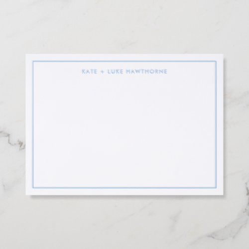 Simple Elegant Typography Letterpress Photo Cards