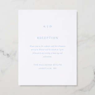 Simple Elegant Typography Wedding Letterpress Enclosure Card