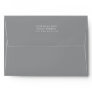 Simple Elegant Ultimate Gray Wedding Envelope