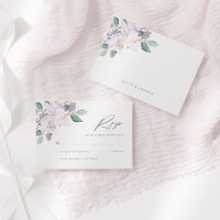 Simple Elegant Watercolor Orchids & Greenery