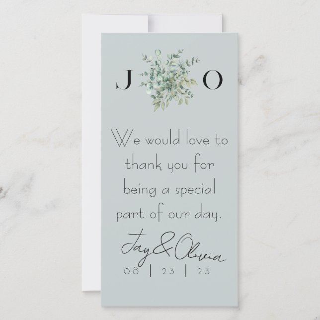 Simple Elegant wedding cocktail napkins (Front)