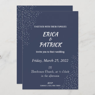 Simple Elegant Wedding Invitation