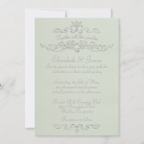 Simple Elegant Wedding Invitations