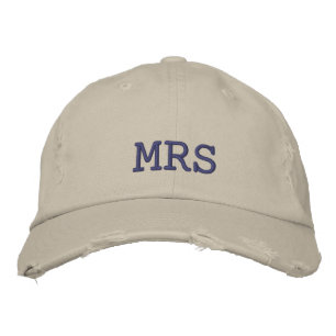 Simple Elegant Wedding Party Embroidered Baseball Cap