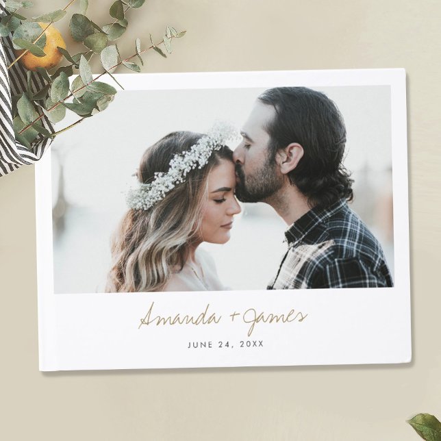 Simple Elegant Wedding Photo Guest Book (Creator Uploaded)