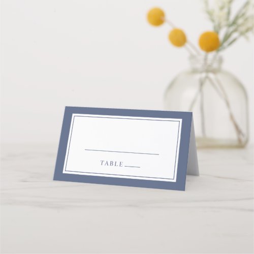 Simple Elegant Wedding Place Card
