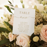 Simple Elegant Wedding Table Number Seating Chart<br><div class="desc">Simple Elegant Wedding Seating Chart</div>