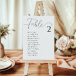 Simple elegant white wedding seating chart cards<br><div class="desc">Introducing our Simple Elegant White Wedding Seating Chart Cards! These cards offer a perfect blend of sophistication and simplicity, ideal for any elegant wedding affair. With its clean white background and bold black text, finding your seat has never been easier. Personalized with custom names, these cards exude a casual minimalist...</div>