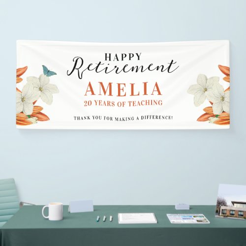Simple Elegant Woman Retirement Chic White Floral