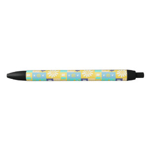 Simple Elegant Yellow Block Flower Pen