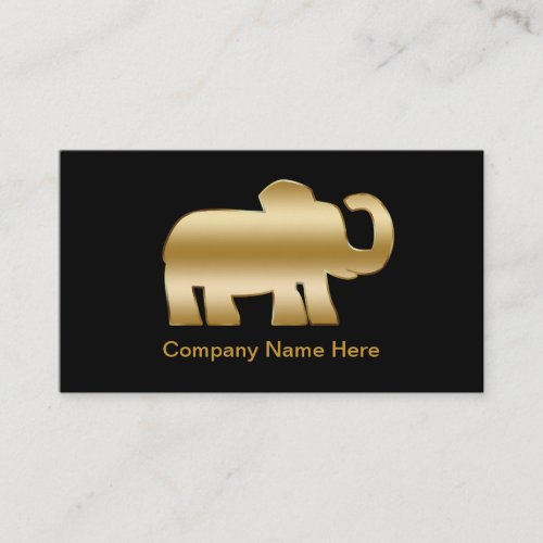 Simple Elephant Business Cards