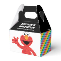 Simple Elmo 1st Birthday Favor Boxes