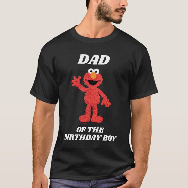 Simple Elmo Birthday T-Shirt (Front)