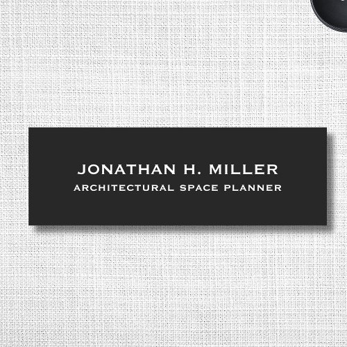 Simple Employee Name Tag with Title