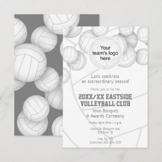 simple end of season volleyball awards banquet invitation