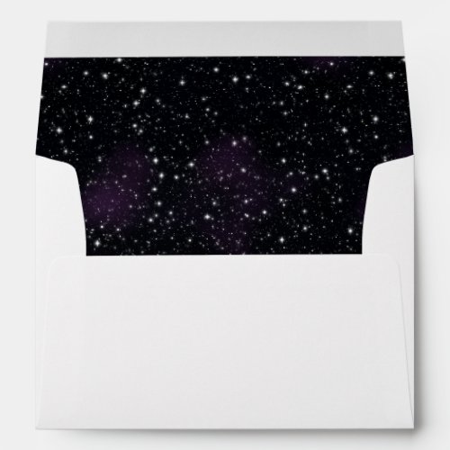 Simple Envelope Space Stars Galaxy Nebula Lining
