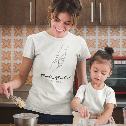 Simple Established Mama T_Shirt