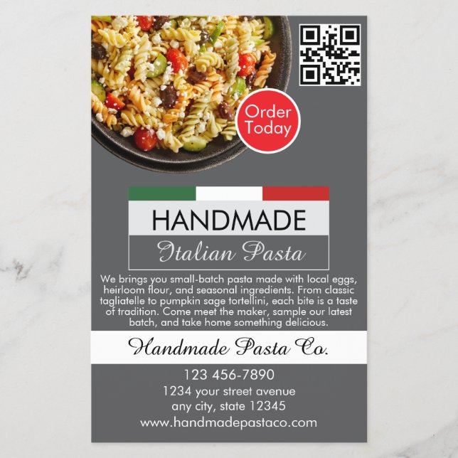 Simple Etsy / Handmade Shop Flyer  (Front)