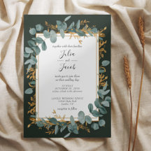 Simple Eucalyptus Greenery Wedding