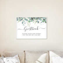 Simple Eucalyptus Greenery Wedding Party