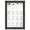 Simple Eucalyptus Greenery Wedding Seating Chart