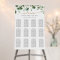 Simple Eucalyptus Greenery Wedding Seating Chart
