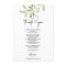 Simple Eucalyptus Wedding Thank You Table Setting