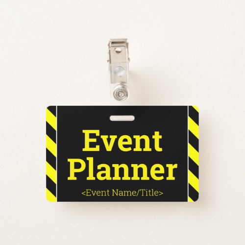 Simple Event Planner Badge