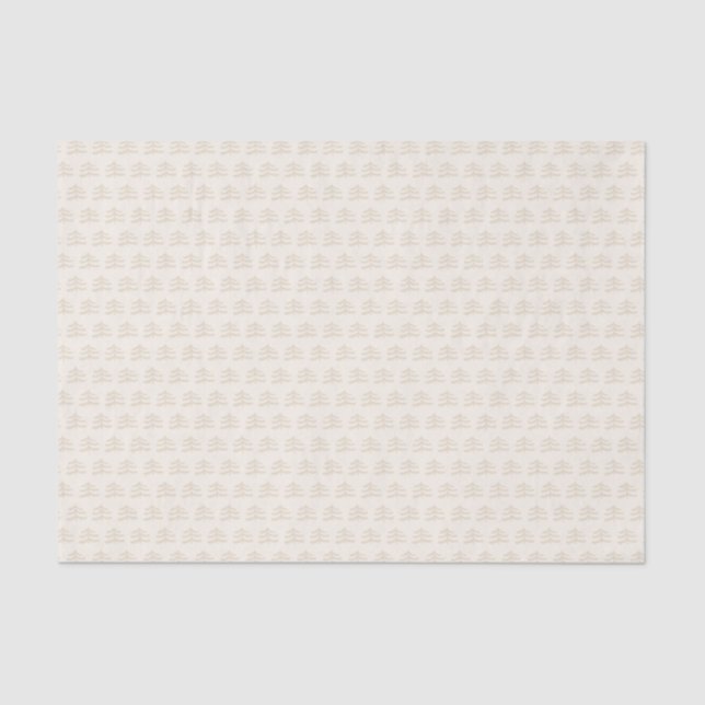 Simple Evergreen Neutral Tissue Paper (Front)