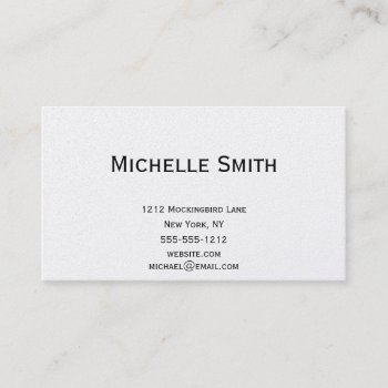 Simple Executive Gold Plain Business Cards by MaggieMart at Zazzle