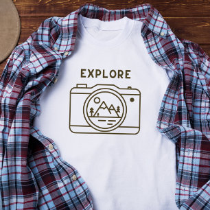 Simple Explore More Camera T-Shirt