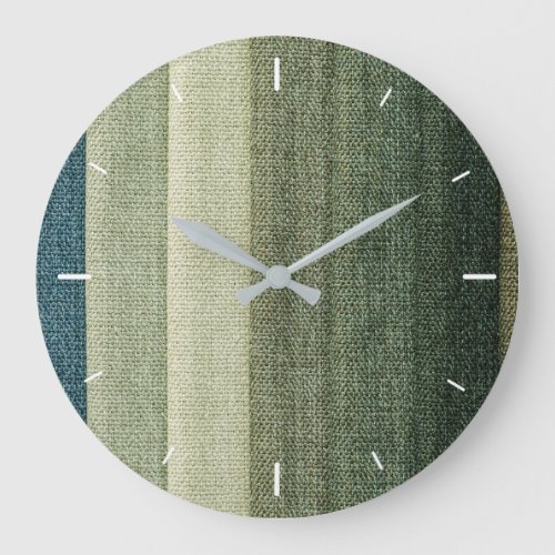 Simple Fabric Texture Pattern  Wall Clock