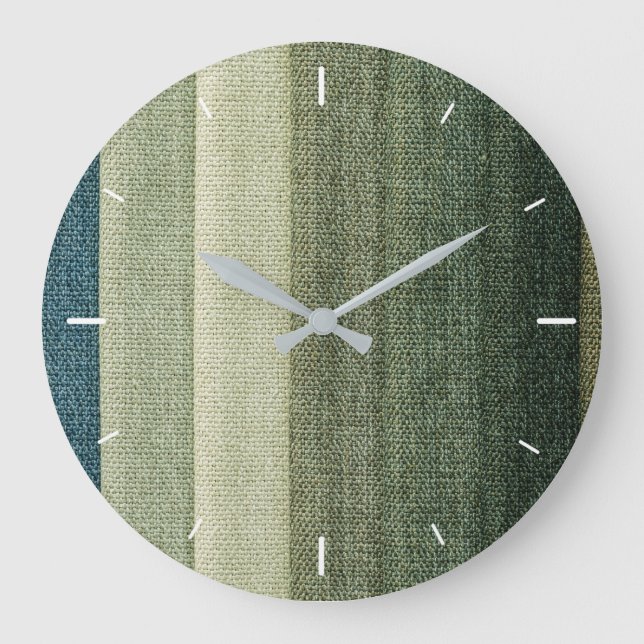 Simple Fabric Texture Pattern | Wall Clock (Front)