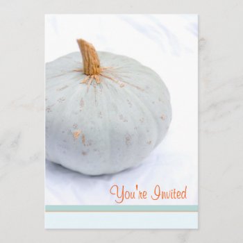 Simple Fall Event  Pumpkin Modern Invitation by pixiestick at Zazzle