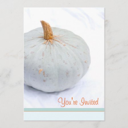 Simple Fall Event  Pumpkin Modern Invitation
