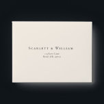 Simple Fall Leaf Cream Self Addressed Wedding RSVP Envelope<br><div class="desc">This simple fall leaf cream self addressed wedding rsvp envelope is inspired by the delicate elegance of nature's transition, with a rustic and simple charm that captures the essence of fall. This design features a minimalist boho maple leaf, on a cream background. Each piece in this collection invites you to...</div>