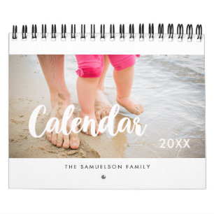Simple family calendar 2026