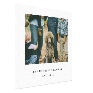 Simple Family Canvas Print